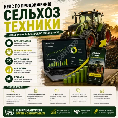 Кейс по продвижению сельхозтехники