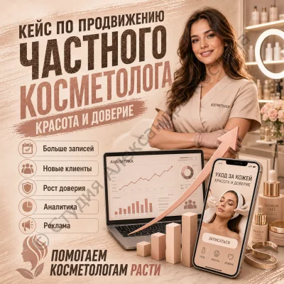 Кейс по продвижению частного косметолога